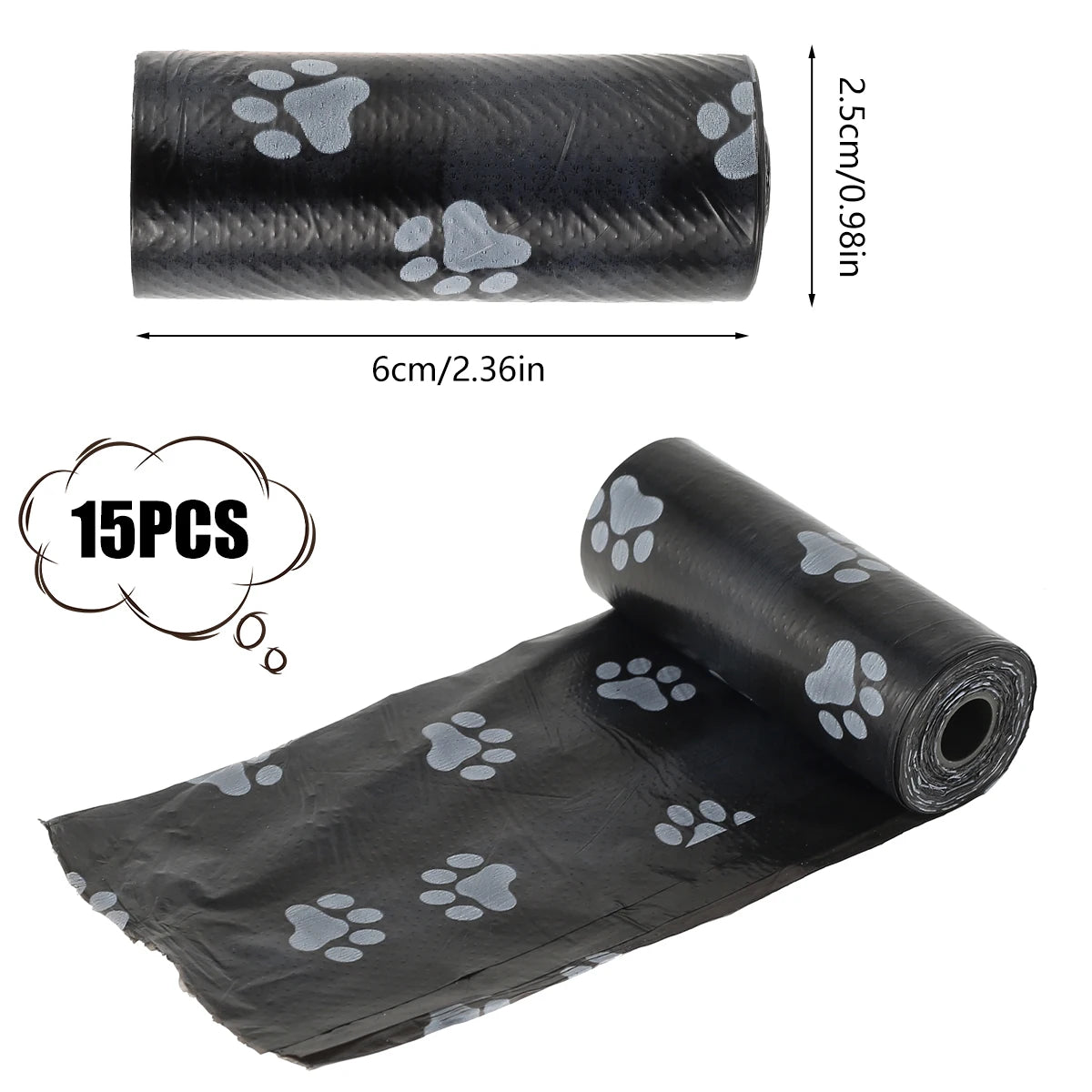 the DOG POOP BAGS - 30Roll Dog Poop Bags, Disposable Pet Waste Bags, Dog Waste Bags, Designer Pet Poop Clean Pick-Up Bone Bag Dispenser Tools