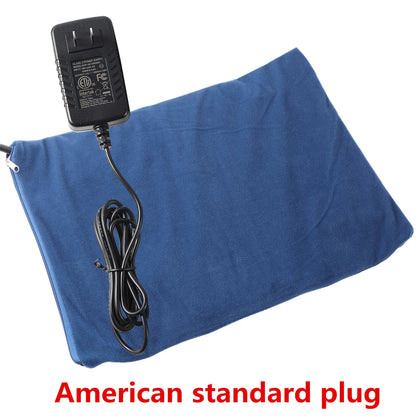 1Pc Pet Heating Pad Electric Heating Blanket Dog Heating Insulation Mattress Pet Cat Dog Winter Reptile Outdoor Warm Heating Pad