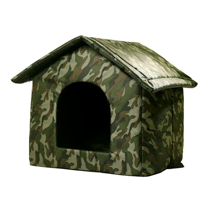 the STRAY HUT - Shelter: Portable and Weatherproof Bed for Stray Cats and Dogs