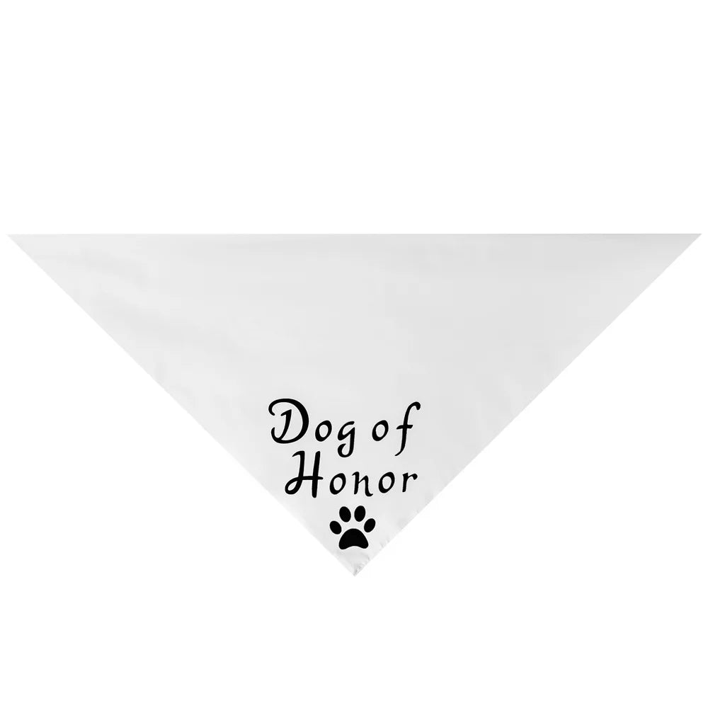 Sucado Style She Said Yes Best Dog Bandana for Wedding Engagement Announcement Gift Photo Prop Pet Scarf Accessories