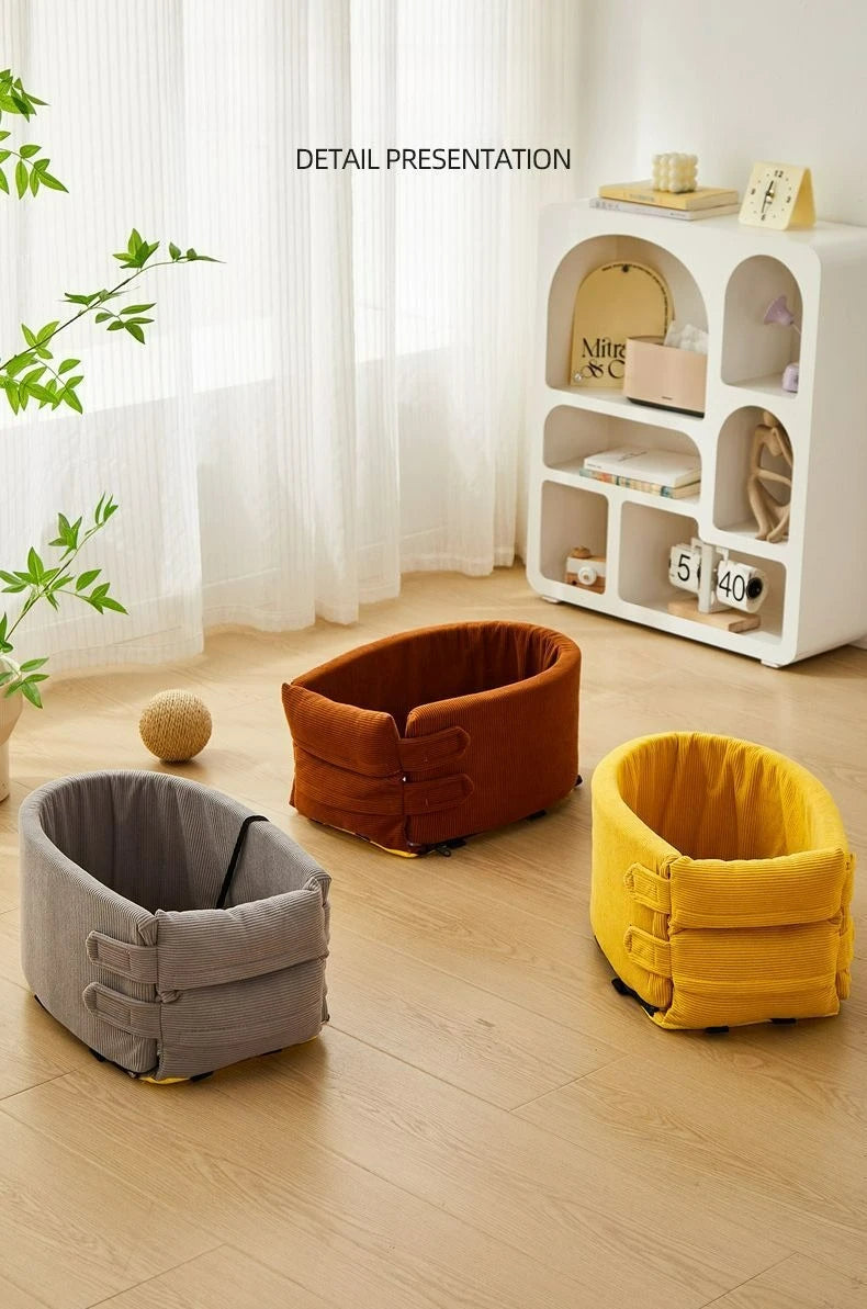 Dog Car Seat Bed Car Central Dog Car Seat Bed Portable Dog Carrier for Small Dogs Cats Safety Travel Bag Dog Accessories