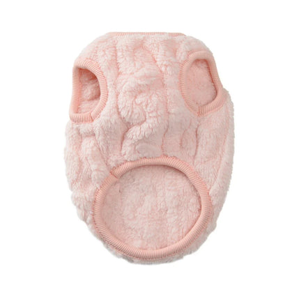 Autumn Winter Pet Cat Clothes Soft Fleece Vest Sweater For Small Dogs Cute Puppy Kitten Pullover Jacket Sphynx Cats Costumes