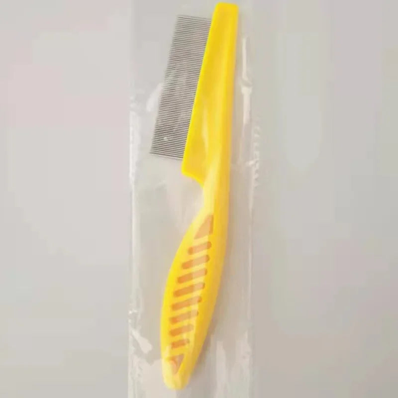 the FLEA REMOVER COMB - Gentle Nits Flea Eggs Remover Brush for Small Dog, Fine Toothed Pet Puppy Eye/Belly Comb, Untangling Cat Hairs Product
