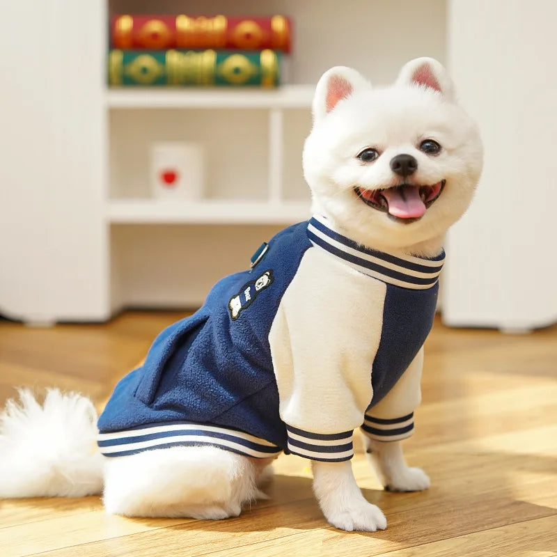 Puppy Coat With D Ring Outdoor Jacket for Small Medium Dog Button Fleece Clothing for Roppa Perro Sport Suit for Cat Wholesale