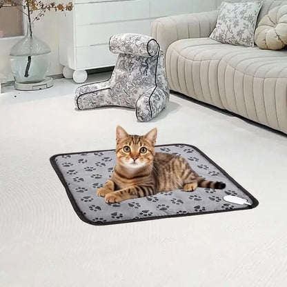 Pet Electric Blanket Winter Warming Pad Cat Dog Heated Nest Waterproof Warmer Power-Off Protection Bite-Resistant Mat Bed