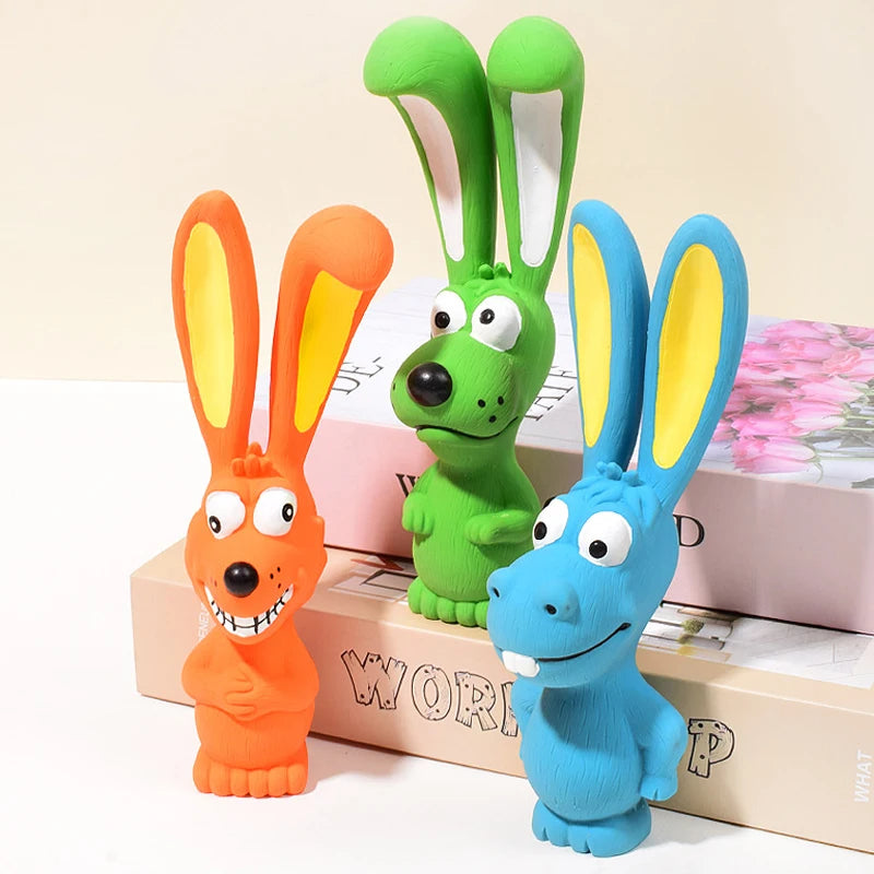 Latex Pet dog toys Squeaky Pets Chew Toys for Small Medium Dogs Bite Resistant Dog Cleaning Tooth Toys Pet Supplies