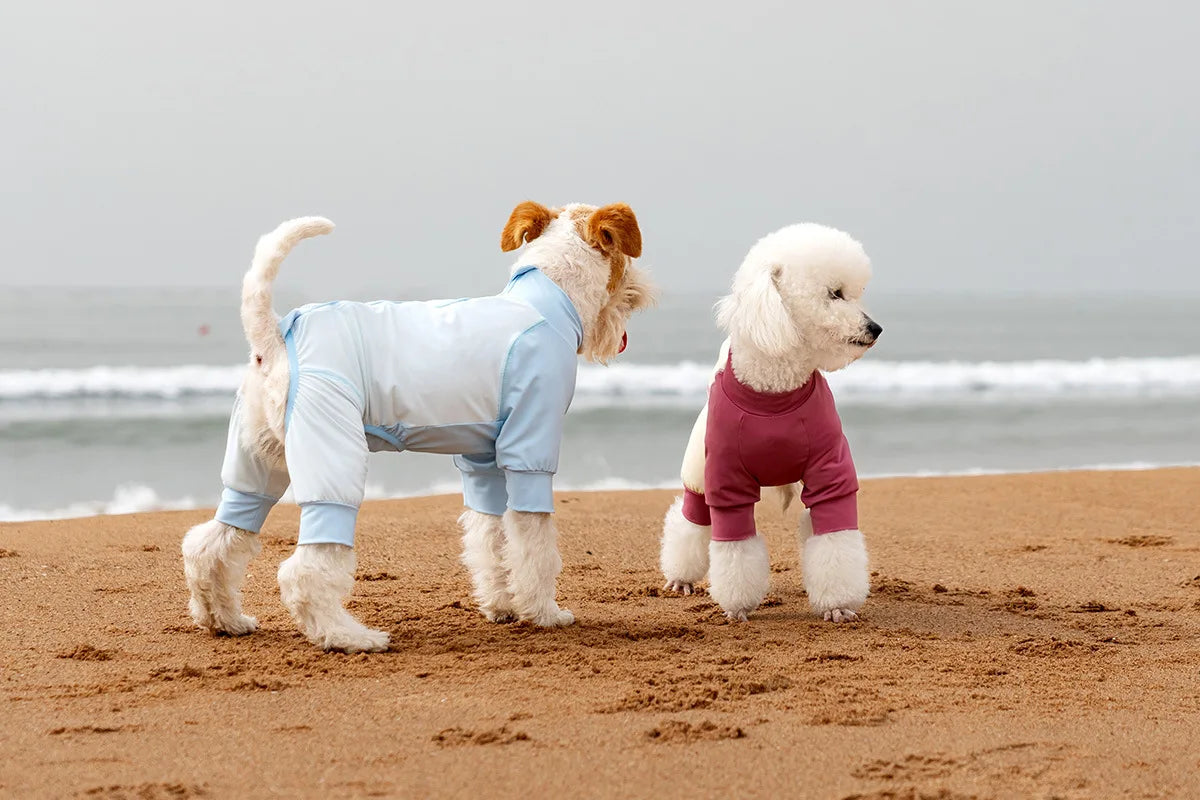 Summer Cooling Dog Vest Shirt UPF50+ Sun Protection Dog Jumpsuit Fast Drying Dirt-Proof Dog Clothing Soft Summer Outdoor Overall