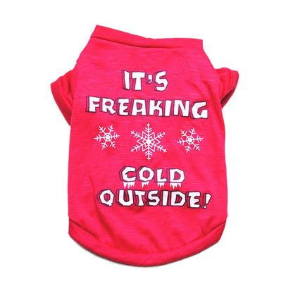 the TINYTAIL COTTON SHIRT - Cheap Cotton Puppy Dog T-Shirt for Small Dogs, Hot Sale Print Pet Clothes, Yorkshire, Pomeranian, Pug, Cat Shirts