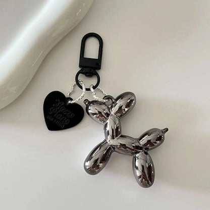 1PC fashion Adorable Balloon Dog Keychain with Cool Charm Decorative Accessory for Keys Bags & Backpacks Gift