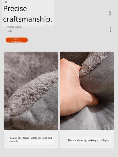 Cat nest in winter warm deep sleep in winter pet small dog dog kennel four seasons universal cat supplies sleeping pad