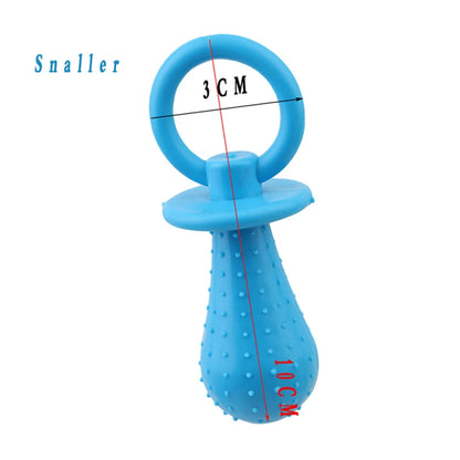 1pc Rubber Nipple Toys For Dog Pet  Resistant Chewing Teething  Small Cat Puppy Cleaning Bite Pet Products