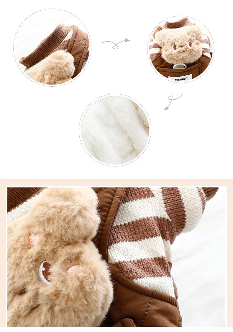 Winter Pet Dog Vest Jacket for Small Medium Dogs Cats pet Warm Cotton Clothes Puppy Yorkie Chihuahua Coat Maltese Bulldog wear