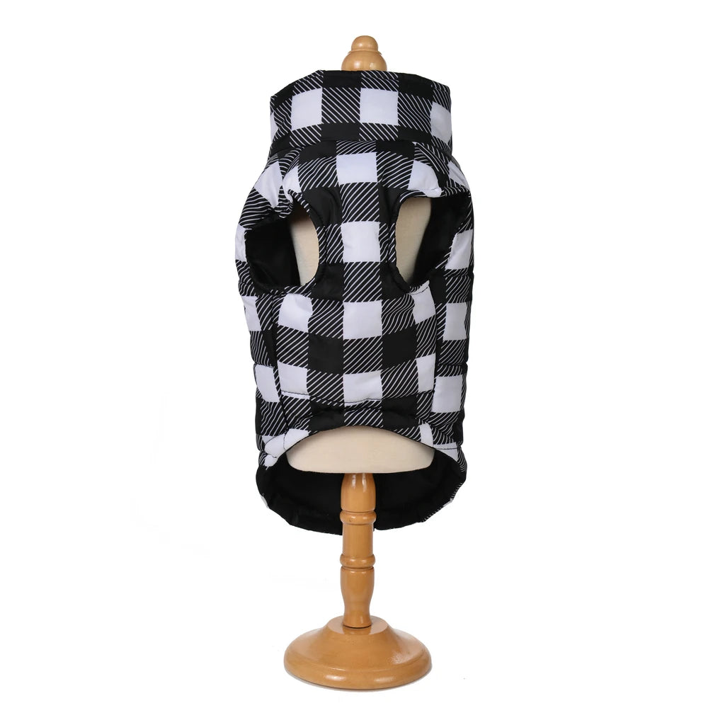 Pet Dog Clothes Vest for Small Medium Dogs Cats Autumn Winter Windproof Puppy Footprint Jacket Coat Bulldog French Pug Chihuahua
