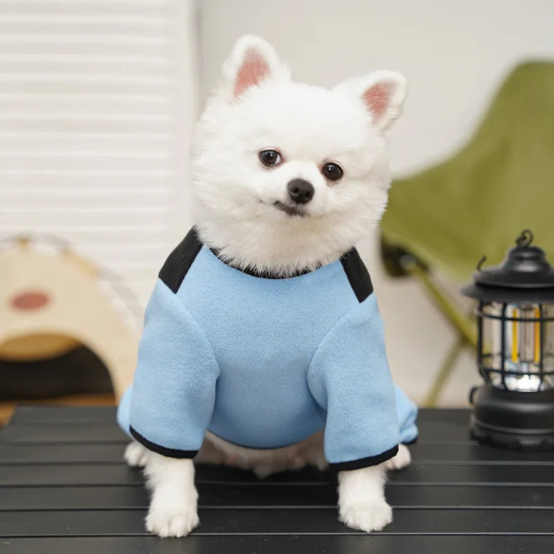 Pet Dog Clothes Soft Warm Fleece Dogs Jumpsuits Pet Clothing for Small Dogs Puppy Cats Clothes Chihuahua Yorkshire Costume Coat
