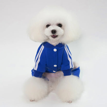 Pet Clothes for Dogs and Cats 4-Leg Hoodie Coat Pet Vest Puppy Clothes Print Design Apparel 5 Sizes Dog Clothes Dog Accessories
