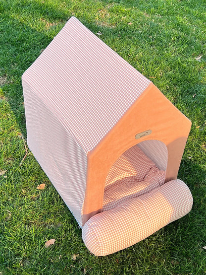 Pet Luxury Princess Deluxe House for Teddy Bear Schnauzer Dogs Cats Puppy Kitten Indoor Fluffy Warm Cozy Kennel Pet House Tent