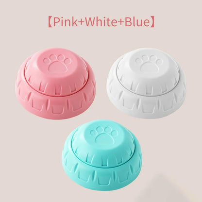 Pet Communication Button Dog Toys Recordable Pet Speaking Training Dog Talking Button Cute Claw Print Pattern Dog Accessories