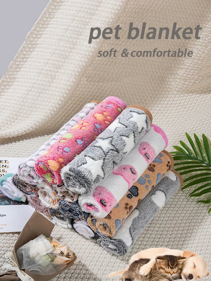 Fluffy Sleeping Blanket for Dog, Sleeping Blanket, Cat Cover, Comfortable Sheet, Winter Insulation, S-XL, Pet Supplies