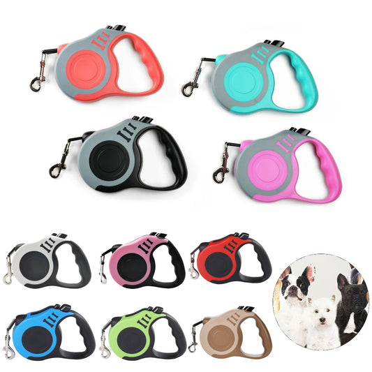 the SUREGRIP RETRACTABLE LEASH - 3m/5m Dog Leash, Strong Nylon Puppy Lead for Small/Medium/Large Dogs/Cats, Automatic Retractable Durable Yorkshire Pet Supplies