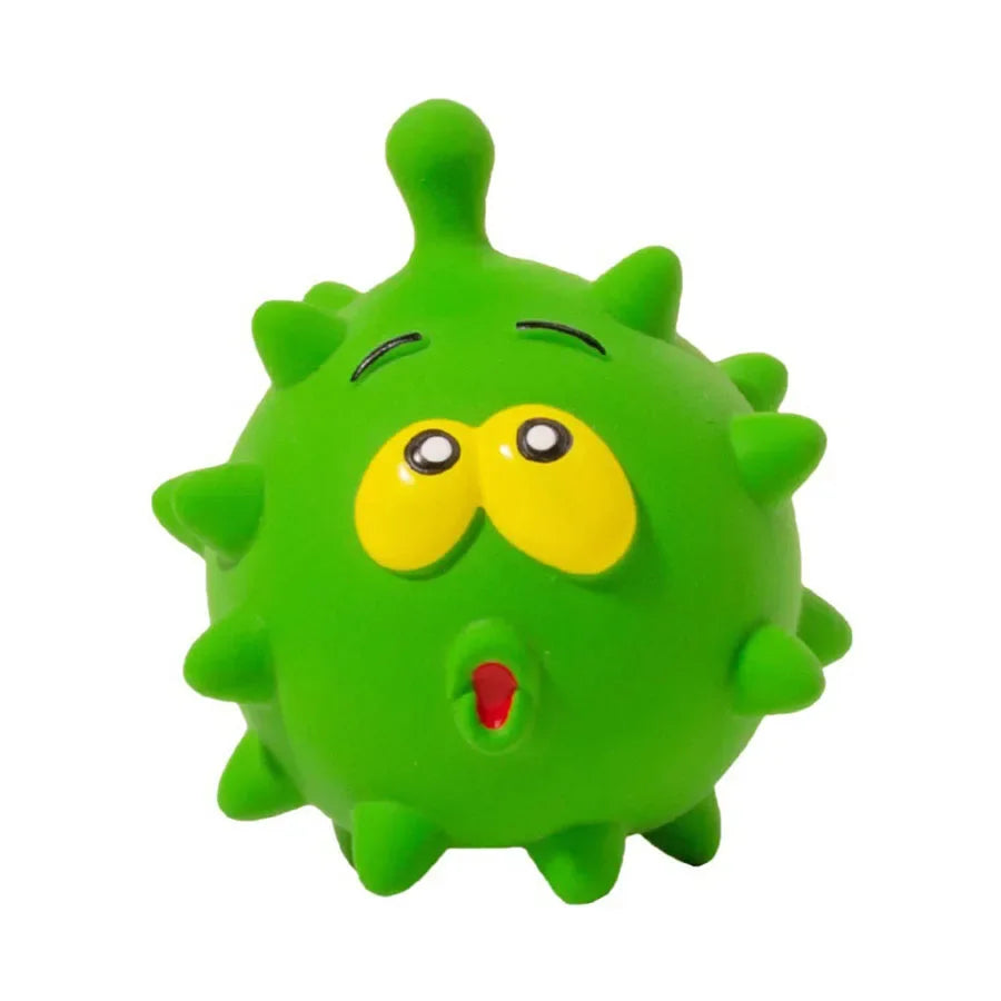 the GRIP'N'GNAW SQUEAKY - 1PC Cute Squeaky Pet Dog Interactive Chew Toy, Puppy Bite Resistant Thorn Tooth Cleaning Toy, Molar Chew Toys for Dogs, Supplies