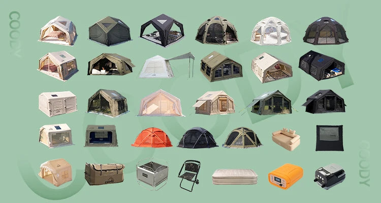 Outdoor Camping Pet Tent Waterproof Breathable Warm Inflatable Portable Small and Medium Dog Cat Nest