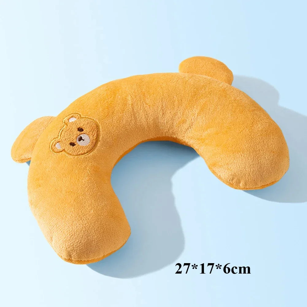 Cute Pet Little Pillow U-Shaped Neck Protector Deep Sleep for Puppy Kitten Pillow Dog Cat Headrest Sleeping Pillow Pet Supplies