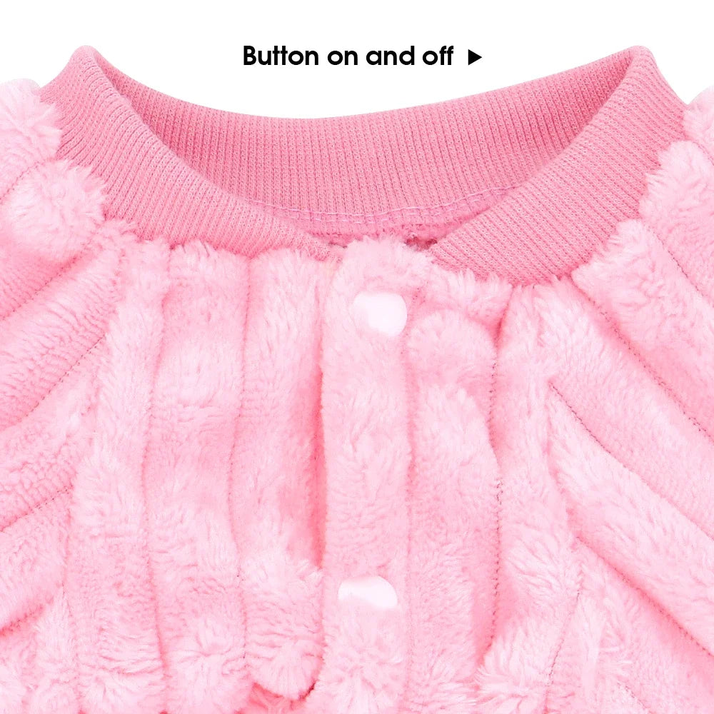 Cute Pet Clothes Soft Puppy Kitten Coats For Small Medium Dogs Cats Warm Winter Dog Jacket Clothing Chihuahua