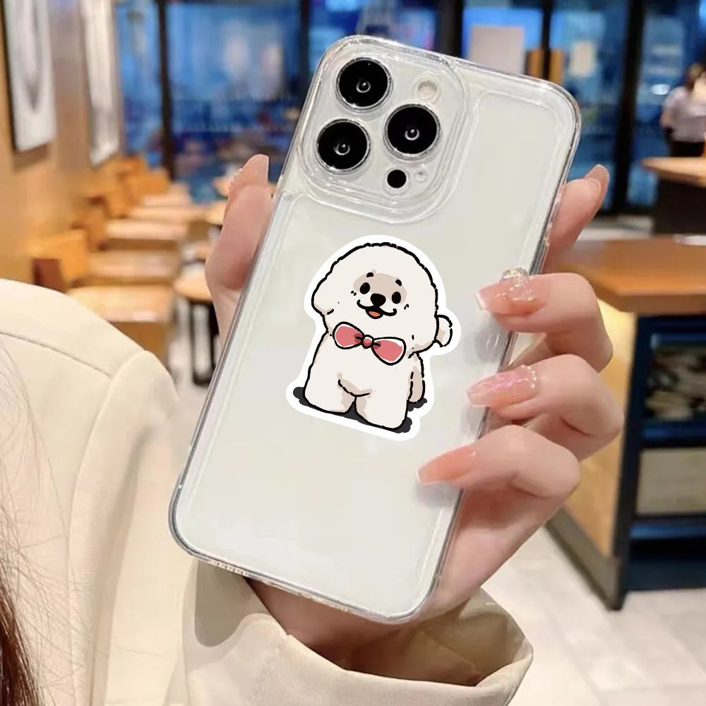 50PCS Cartoon Cute Dog Graffiti Stickers Waterproof Decals for Laptops Skateboards Guitars Luggage Phones Scrapbook