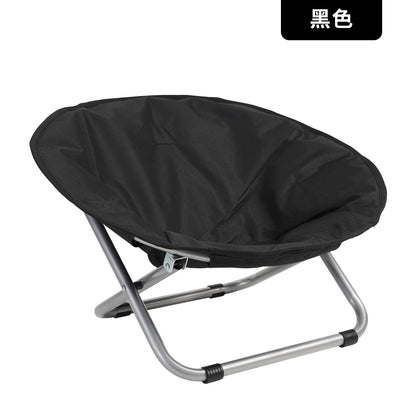 Folding Pet Bed Chair Portable Round Elevated Cat Bed Waterproof Puppy Chair Pet Moon Bed Two Height Adjustments Pet Gift
