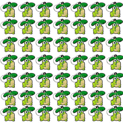 50PCS Cute Animal Keychain knife Ducks Dogs Cats Keyring for Women Men Kids Handbag Cool Car Key Accessories Friends Key Gifts