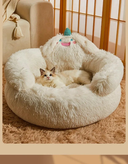 Dog Kennel Winter Warm Dog Bed Small Dogs Teddy Nest Pet Cushions Sofa Sleeping with Cat Nest Four Seasons Universal