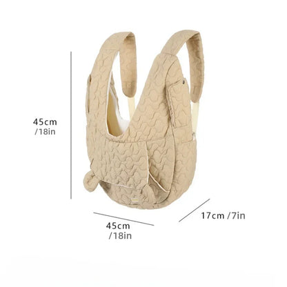 Dog Carrier Cat Backpack Extra Large Capacity Pet Chest Bag Dog and Cat Outdoor Bag Waterproof and Wind Resistant Portable