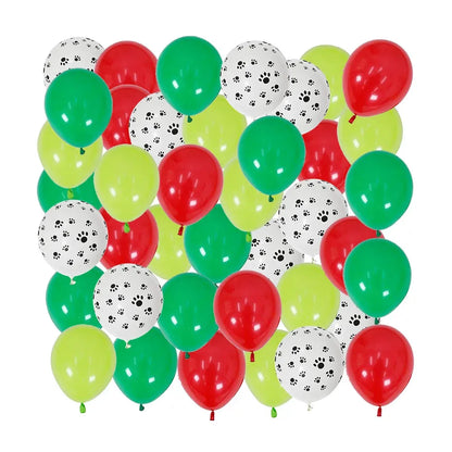 40Pcs Animal Themed  Balloons Dog Paw Latex Balloons - Perfect for Kids' Birthdays, Pet Parties, Festive Decorations
