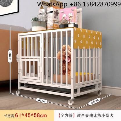 the ROLL-AWAY KENNEL - Bold Reinforced Dog Cage