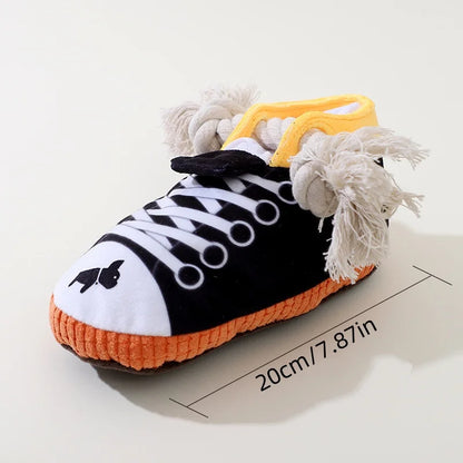 1PC Soft Bite-Resistant Dog Toy Sneakers Molar Toy Shoes Model Dog Love Bite Hiding Food Toys