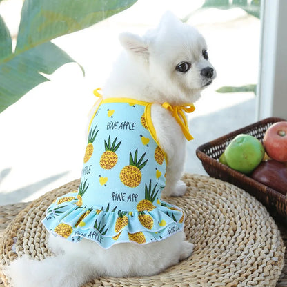 Puppy Kitten Dog Cat Pet Cartoon Spring Summer Autumn Cotton Clothes Clothing Vests Coats Jackets Shirt Dresses Costume