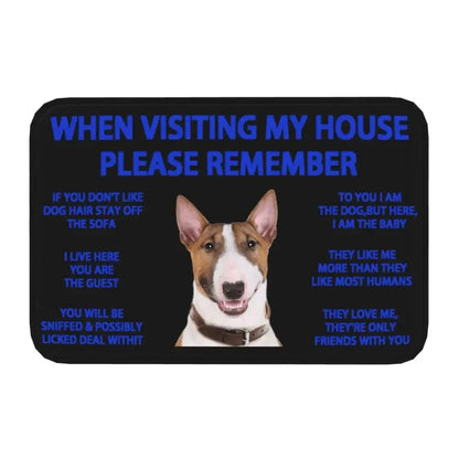 Beagle Dog Doormat Non-Slip Kitchen Bath Mat Living Room Door Floor Entrance Carpet Rug