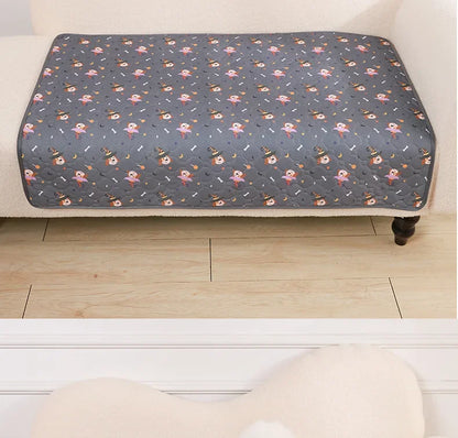 the PAWSHIELD REUSABLE MAT - Reusable Dog Pee Pad Blanket, Absorbent Diaper Washable Puppy Training Pad, Pet Bed Urine Mat for Pet, Car Seat Cover, Pet Bed New