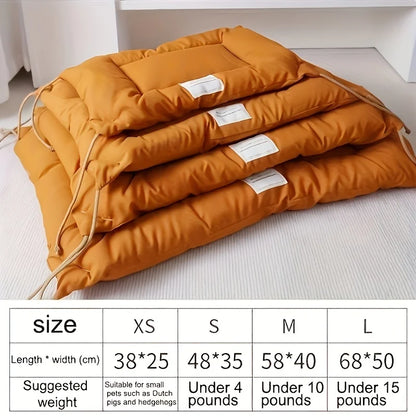 Cozy & Durable Pet Bed for Small to Medium Dogs and Cats Soft Durable Polyester Easy to Clean Store Four Corners for Easy Tying