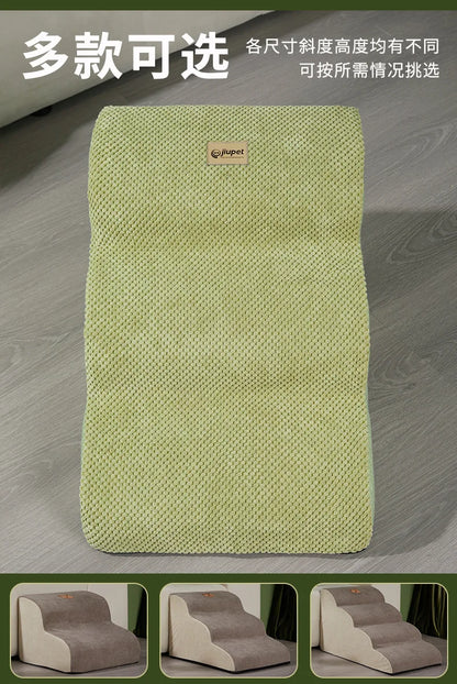 Dog Stairs Pet 2 Steps Stairs for Small Dog Old Dog Ramp Ladder Anti-slip High Bed Removable Dog Climbing Stairs Ramp Stairs