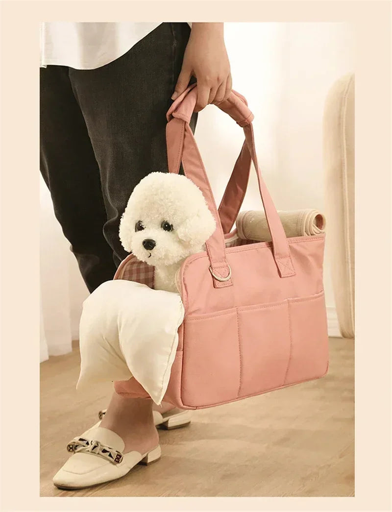 Portable Dog Carrier Handbag - Shoulder Bag for Puppy & Cat Pet Go Out Travel Bag Suitable For Small Dogs Essential Pet Supplies