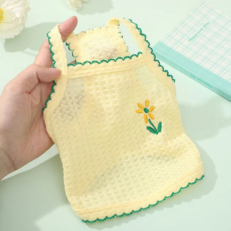 the PAWBREEZE COTTON VEST - Solid Dog Clothes, Summer Cotton Dog Vest, Chihuahua, Bichon Frise, Yorkie, Thin Puppy Breathable Dog Clothing, Pet Vest, Dog Costumes