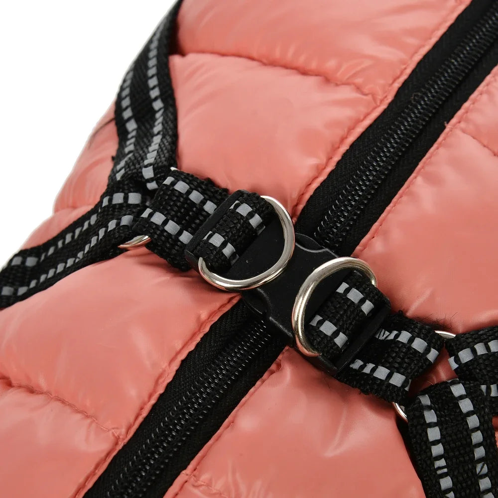 Winter Pet Jumpsuit Soft Warm Puppy Jacket Coat For Small Dogs Cats Zipper Solid Apparel Chihuahua French Bulldog Sphynx Costume