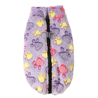 Winter Dog Jacket For Small Medium Dogs With D-ring Elasticity Reflective Puppy Fleece Clothes Yorkshire Schnauzer Pet Costume