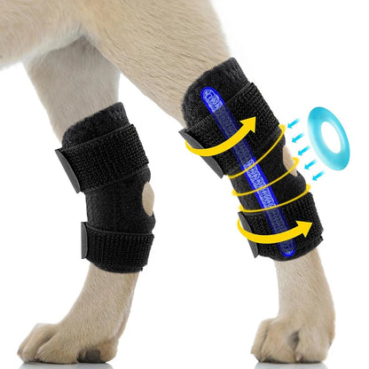 Protector Support Protects Bandage Pet Knee Pads Dogs Injury Recovery for Leg Hock Joint Wrap Breathable Injury Recover Legs Dog