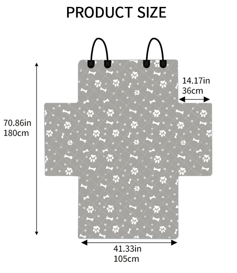 Waterproof SUV Cargo Liner for Dogs,Dog Seat Cover Mat for SUVs Sedans Vans,Large Size Universal Fit