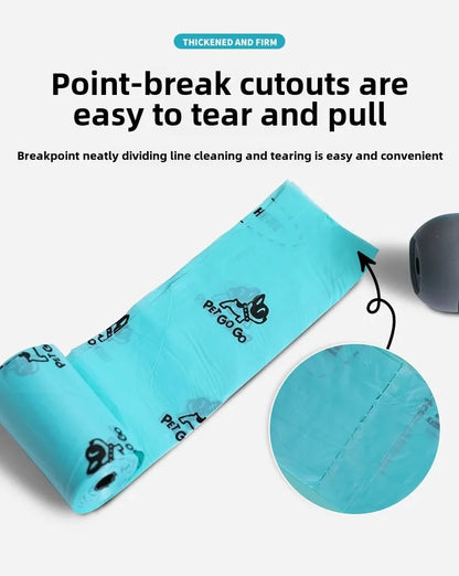 the GLOWCLEAN BAG DISPENSER - Pet Dog Poop Bag Dispenser with Hanging Hook Portable Travel Garbage Bags, Pink Dog Poop Pet Cleaning Equipped with LED Lighting