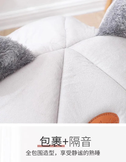 the TEDDY DOGHOUSE - Doghouse, All-Season Universal Dog/Cat House, Closed Pet House, Teddy Doghouse Products, Detachable and Washable