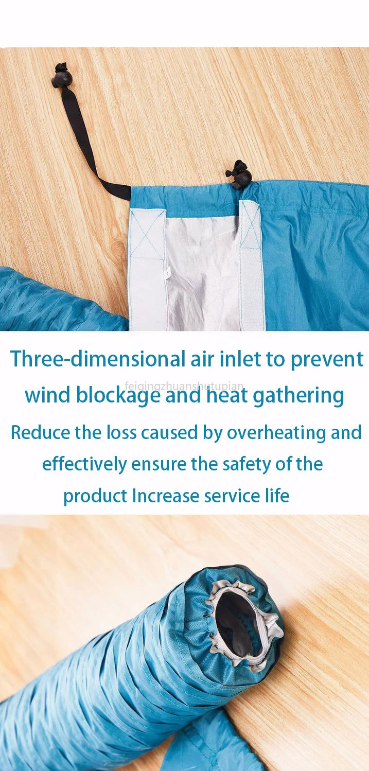 Foldable Pet Drying Bag Portable Efficient Drying Bag for Dog Cats Bathing Hair Drying Grooming Dog Cleaning Small Medium Large