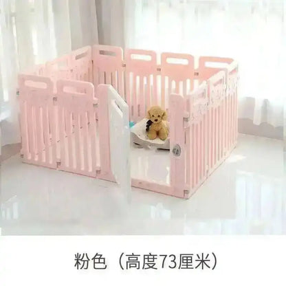 the DOGGY PLAYPEN - Fence Safety Modern Houses, Dog Plastic Home, Pet Cat/Dog Kennel, Small Dogs Indoor Isolation with Toilet Dog Cage, Pet Supplies